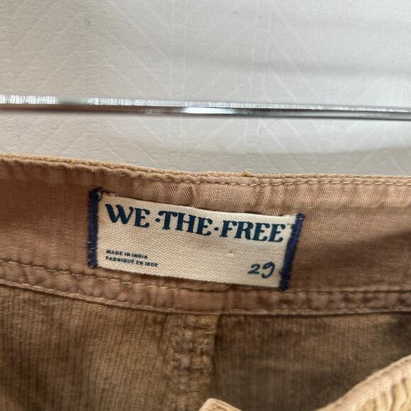 We the Free Osaka barrel corduroy pants tan size 29 ankle - Picture 5 of 9